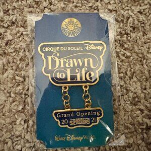 GRAND OPENING Disney Pin for Cirque du Soleil's Drawn to Life